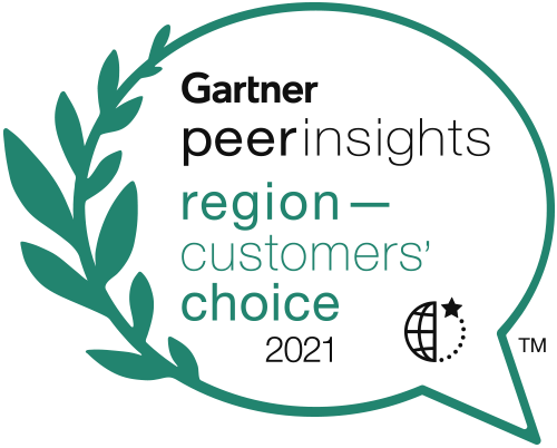 Gartner Peer Insights - Premio Customer Recognition Choice 2021