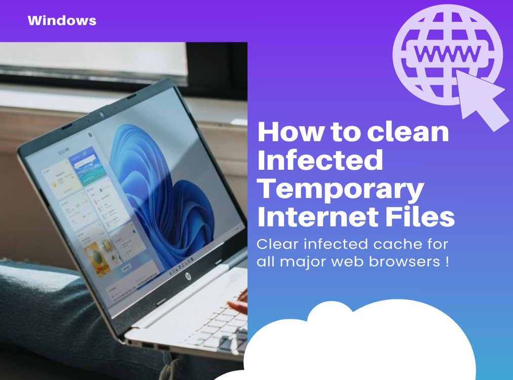 pulire i file temporanei Internet infetti