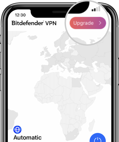fare l'upgrade a Bitdefender Premium VPN su iOS