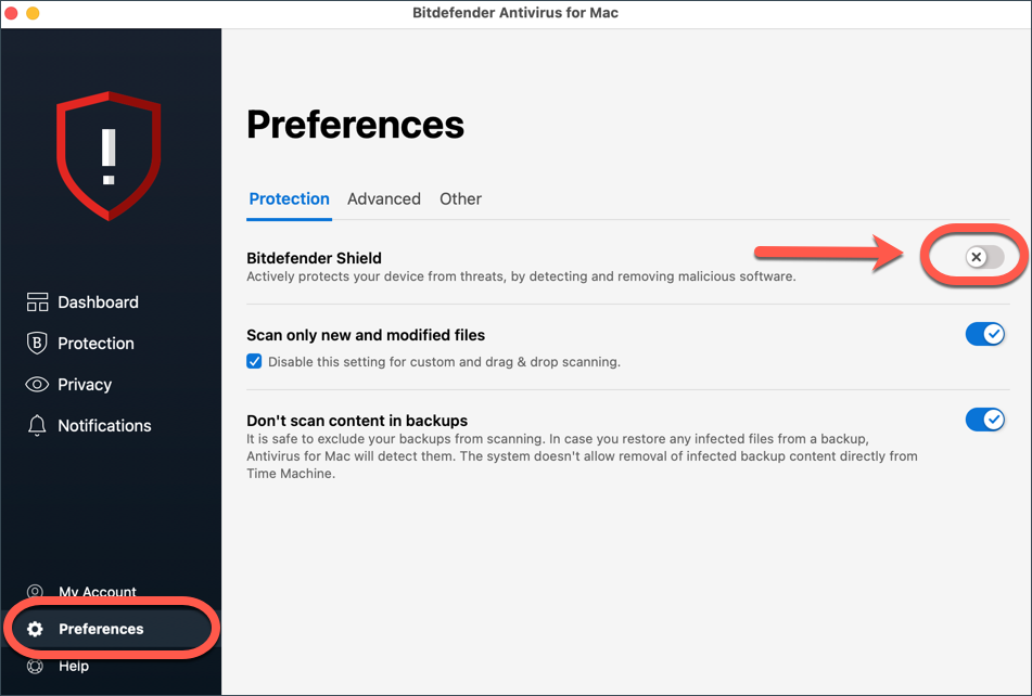 Bitdefender Shield - Il mio Mac è molto lento da quando ho installato Bitdefender Antivirus per Mac - Alto utilizzo della CPU BDLDaemon